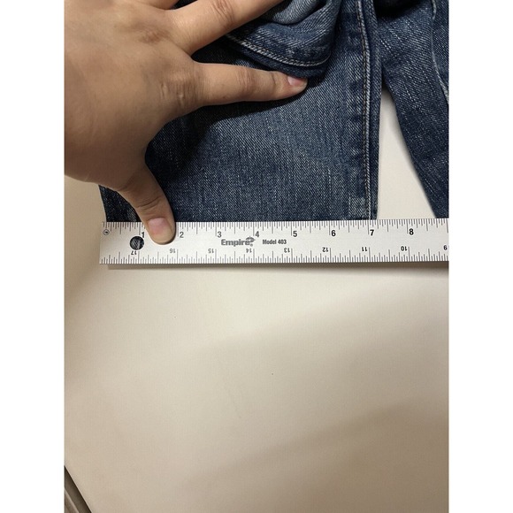 Express Jeans Women's Size 5/6R Boot Leg Denim Euro Button Cotton Casual Classic - Picture 8 of 9